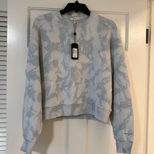 Rag & Bone City Tie-Dye Sweatshirt In Oasis, Size S